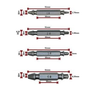Speed Out Hasarlı Vida Çıkarıcı Sökücü Yalama Vida Ucu Çıkartma