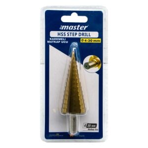 Master 530662 HSS Kademeli Matkap Ucu Panç Sac Delgisi 4-30 mm