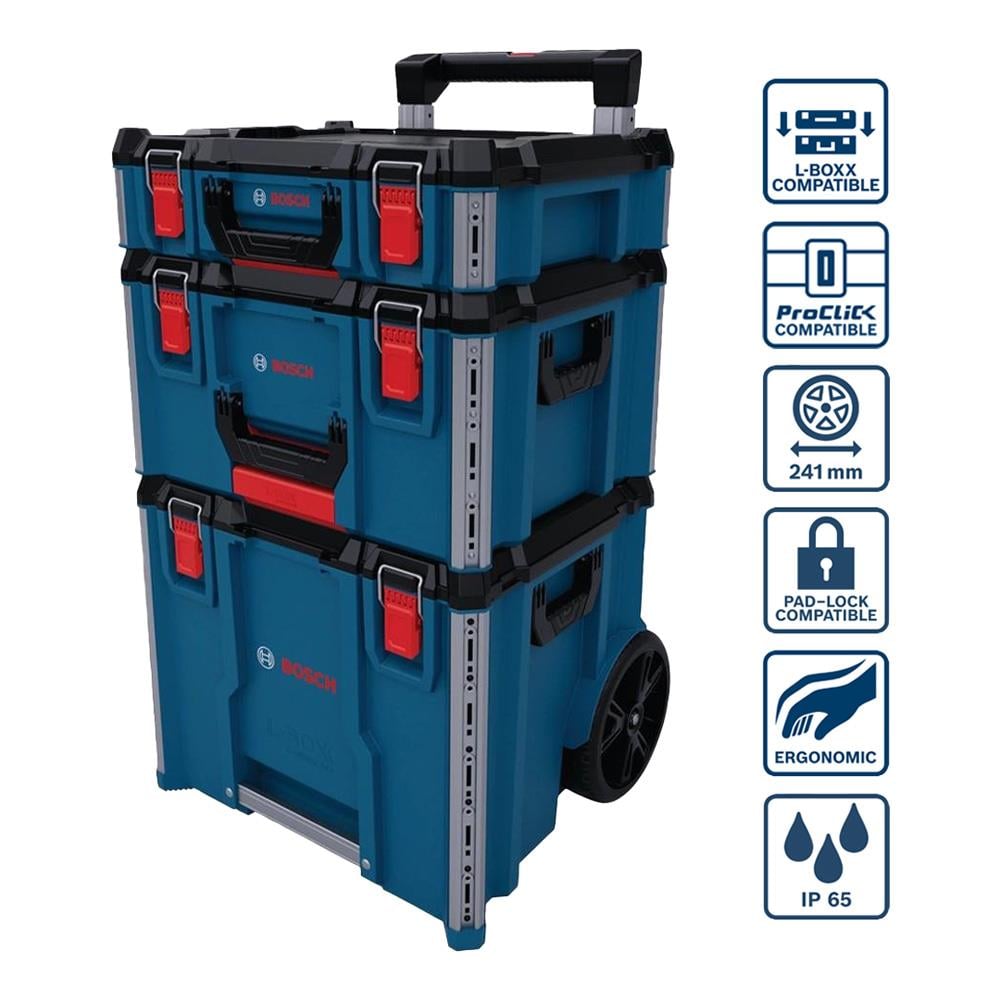 Bosch L-BOXX Contractor 3 Katlı Tekerlekli Takım Çantası