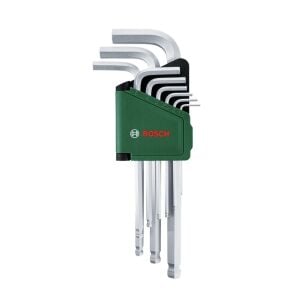 Bosch 1600A02BX9 Top Başlı Uzun Allen Anahtar Takımı 9 Parça