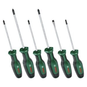 Bosch 1600A027PM Yıldız-Düz-Torx Karışık Tornavida Takımı 6 Parça