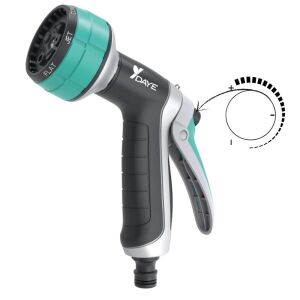 Daye DY2064 Ayarlı Metal Sprey Sulama Tabancası 7 Fonksiyonlu