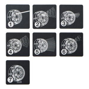Daye DY2064 Ayarlı Metal Sprey Sulama Tabancası 7 Fonksiyonlu
