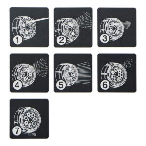 Daye DY2064 Ayarlı Metal Sprey Sulama Tabancası 7 Fonksiyonlu
