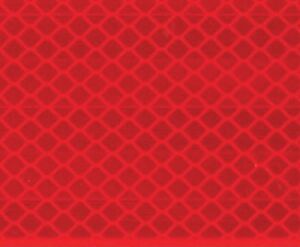 3M Reflektif Bal Peteği Desenli Bant 55mm x 1 mt - Kırmızı