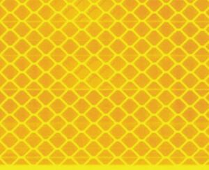 3M Reflektif Bal Peteği Desenli Bant 55mm x 1 mt - Sarı