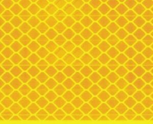 3M Reflektif Bal Peteği Desenli Bant 55mm x 1 mt - Sarı