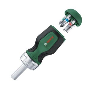 Bosch 1600A027PK Kısa Cırcır Tornavida Seti (6 Bits Uçlu)