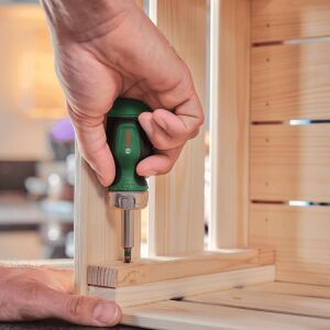 Bosch 1600A027PK Kısa Cırcır Tornavida Seti (6 Bits Uçlu)