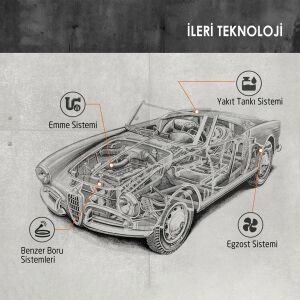 6110 Autool SDT203 Otomotiv Duman Kaçak Tespit Dedektörü