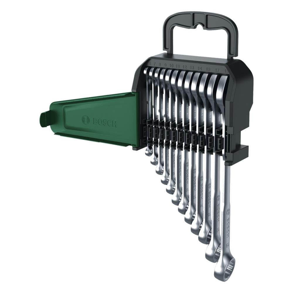 Bosch 1600A02Z9D Kombine Anahtar Takımı 6-19 mm (12 Parça)