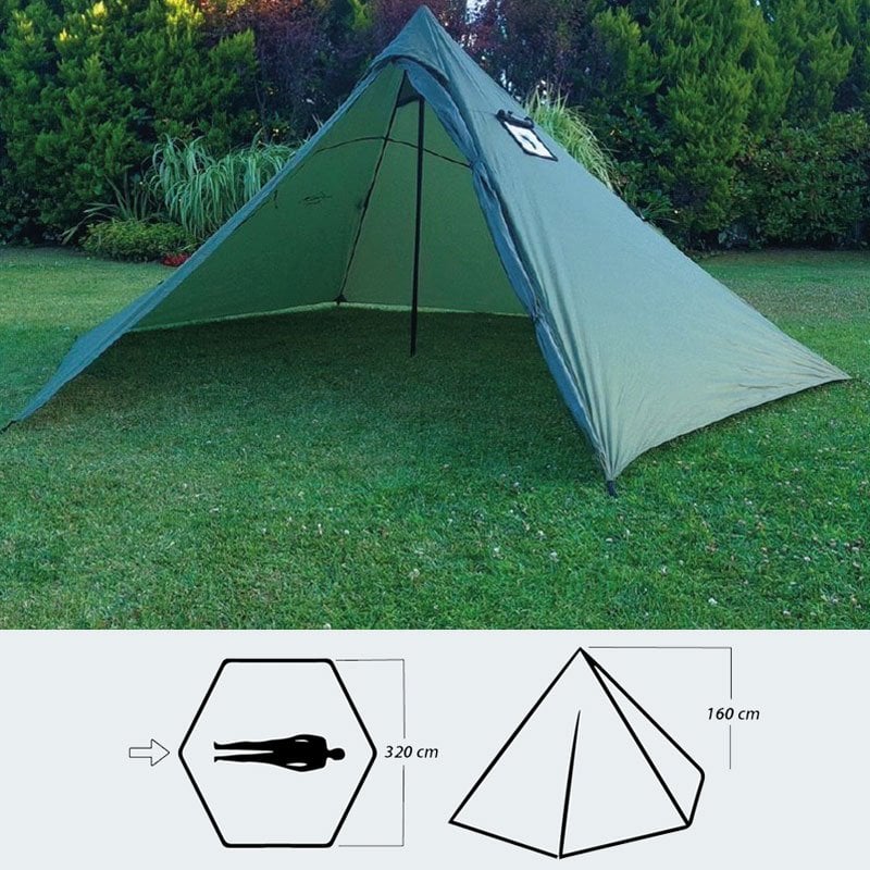 Nurgaz NG MRC1 Campout Mercury 1 Kişilik Buschcraft Kamp Çadırı