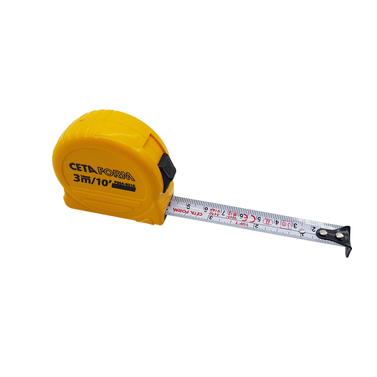 Ceta Form P05A-0316 Compact Şerit Metre (Inch/Metrik) 3mt - 10ft