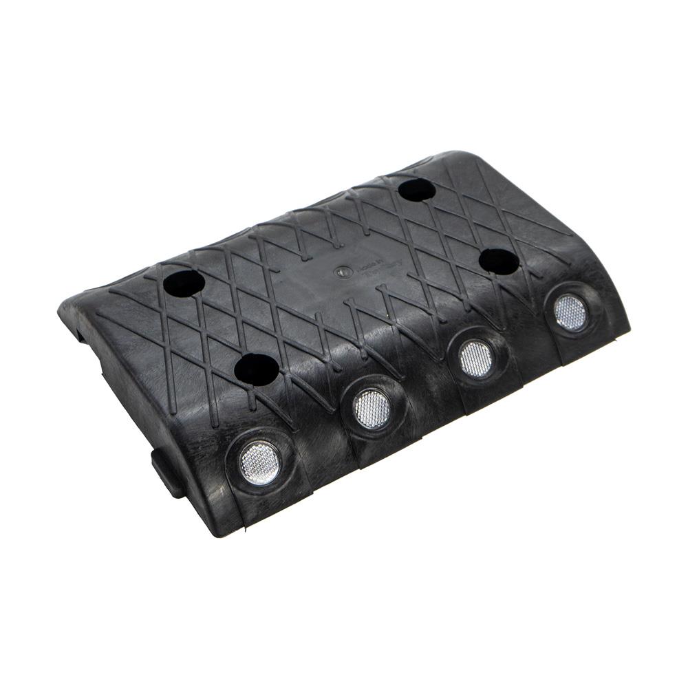 Yüksek Etkili Plastik Hız Kesici Yol Kasisi 35x25x5 cm - Siyah