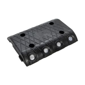 Yüksek Etkili Plastik Hız Kesici Yol Kasisi 35x25x5 cm - Siyah