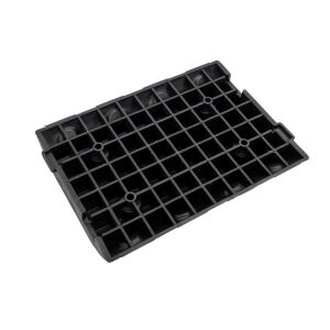 Yüksek Etkili Plastik Hız Kesici Yol Kasisi 35x25x5 cm - Siyah