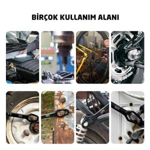 5435 Çift Taraflı Evrensel Çoklu Anahtar 8 - 22 mm