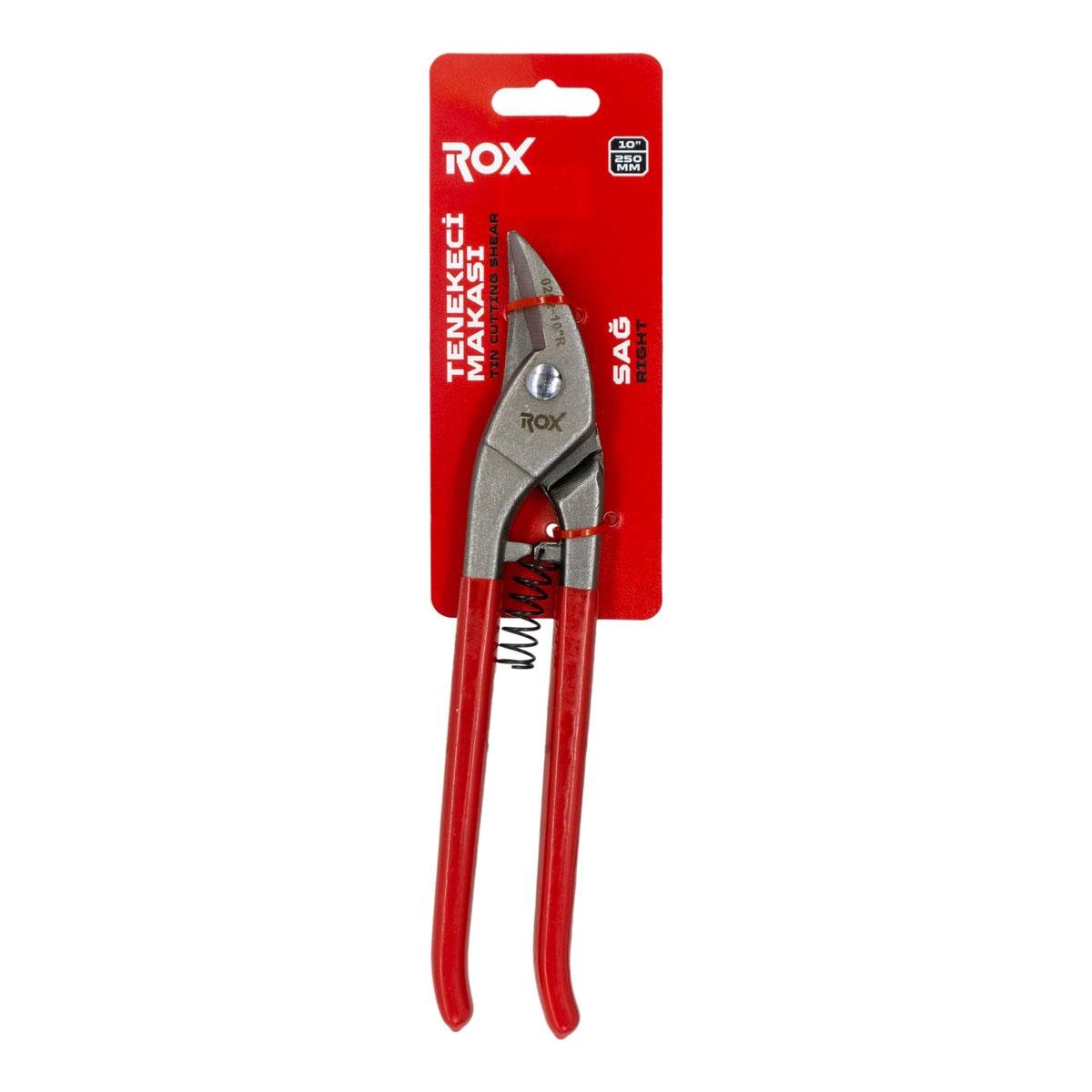 Rox 0252 Sac Kesme Makası Yaylı 10'' 250mm (Sağ Kesim)