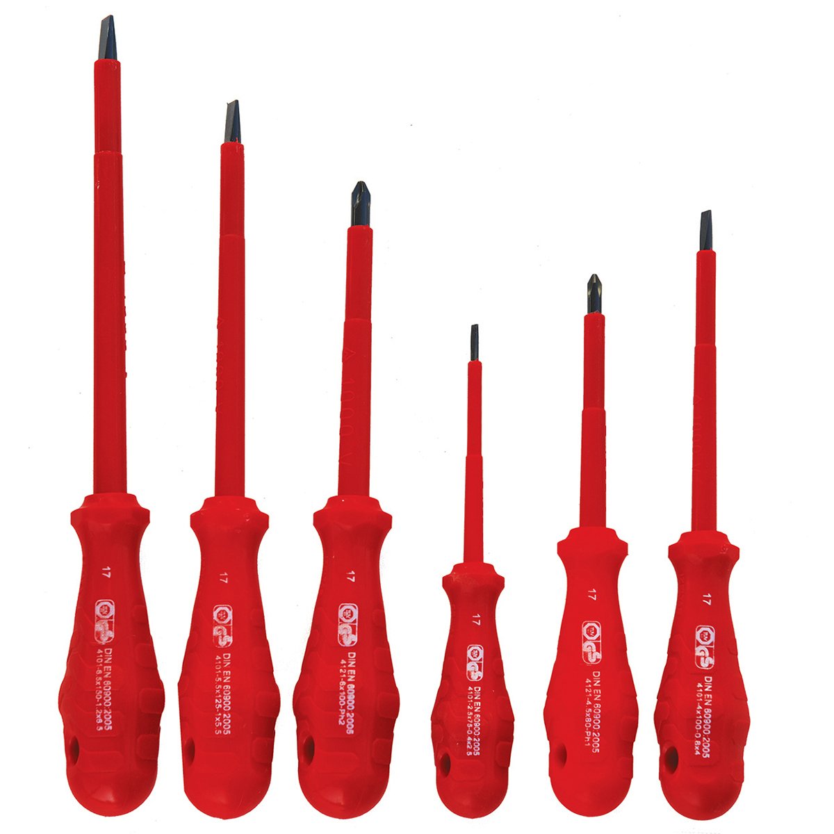 İZELTAŞ 4101009106 Süngüsü İzoleli Tornavida Seti 6 Parça