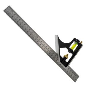 6477 Su Terazili Ayarlı Gönye 300 mm (45° - 90°)