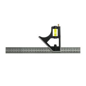 6477 Su Terazili Ayarlı Gönye 300 mm (45° - 90°)