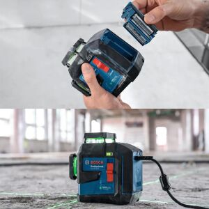 Bosch GLL 80-33 G Profesyonel 360° Yeşil Çizgi Lazer (Pilli)