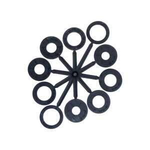 Hawk HA10181 Saçaklı Dairesel Tel Fırça Gri Telli 200x25 mm