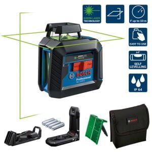 Bosch GLL 2-20 G Profesyonel 360° Yeşil Çizgi Lazer (Pilli)