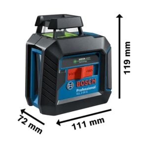 Bosch GLL 2-20 G Profesyonel 360° Yeşil Çizgi Lazer (Pilli)