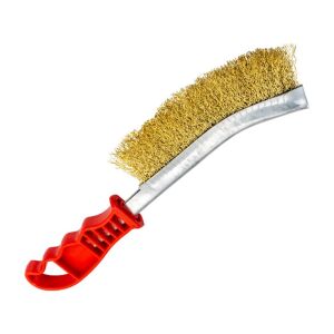 Master 505135 Çelik Telli Kıvrık Uçlu Plastik Saplı Tel Fırça