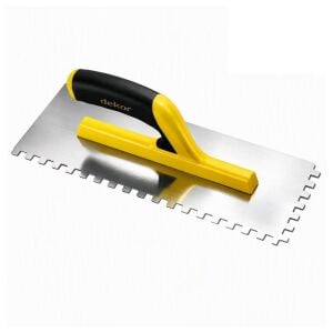 Dekor 124 Plastik Açık Saplı Kare Dişli Seramik Malası 35 cm (Diş:8x8)
