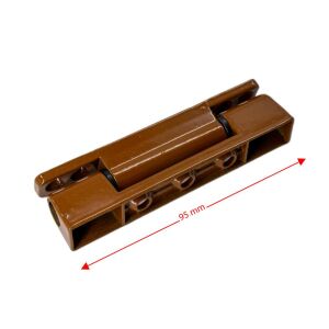 MK095 PVC Kapı Pencere Pimapen Menteşesi 95 mm - Açık Kahve