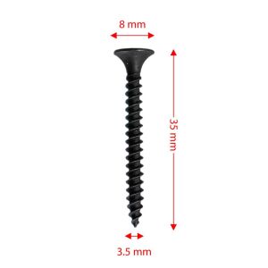 Rox 0344 Ahşap Şerit Vidası 3.5x35 mm (1000 Adet Vida)