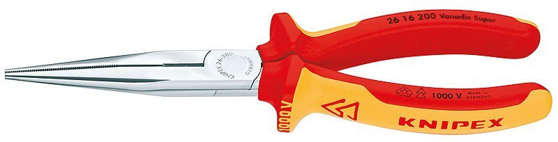 KNIPEX 26 16 200 Uzun Kargaburun 200 mm