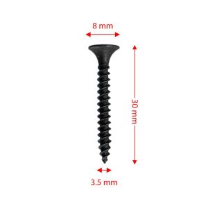 Rox 0343 Ahşap Şerit Vidası 3.5x30 mm (1000 Adet Vida)