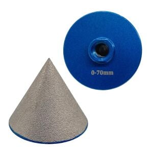6261 Granit Seramik Fayans İçin M14 Elmas Konik Taşlama 0-70 mm