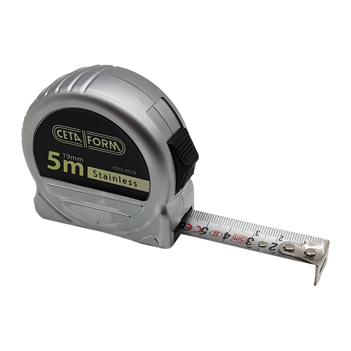 Ceta Form P05S-0519 Compact Paslanmaz Şerit Metre 5mt 19mm