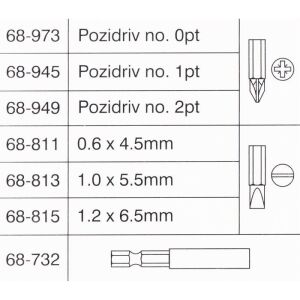 STANLEY 1-68-738 Bits Uç Takımı 7 Parça