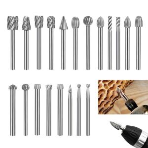 6590 Mini Ahşap Oyma Freze Uç Seti 20 Parça (Sap: 3mm)