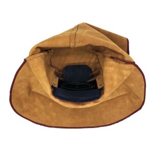 Deri Kaynak Baş Maskesi Kapaklı Arkası Kapalı