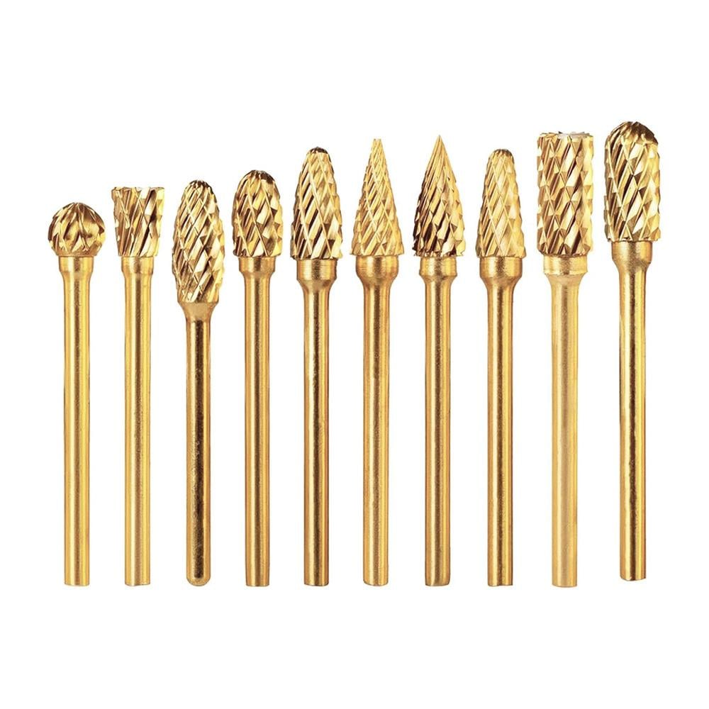 6588 Mini Karbür Freze Uç Seti 10 Parça (Sap: 3mm)