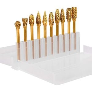 6588 Mini Karbür Freze Uç Seti 10 Parça (Sap: 3mm)