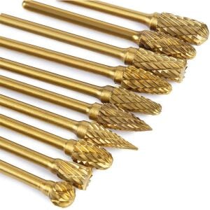 6588 Mini Karbür Freze Uç Seti 10 Parça (Sap: 3mm)