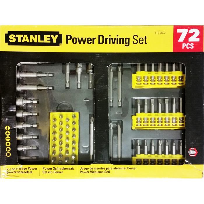 STANLEY STE-06072 Vidalama Seti 72 Parça