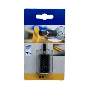 6595 Ahşap Oyma Delme Silindir Törpü Panç 25mm (Sap: 6 mm)
