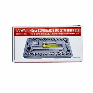 AIWA 40 Parça 1/4'' - 3/8''  Mini Lokma Anahtar Takımı