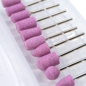 6591 Kalıpçı Mini Taşlama Seti Parmak Taş 12 Parça (Sap: 2.35 mm)