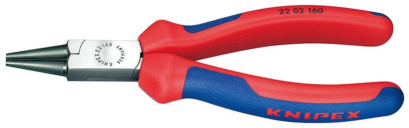 KNIPEX 22 02 140 Yuvarlak Uçlu Kargaburun 140 mm