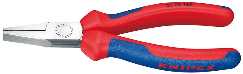 KNIPEX 20 02 160 Yassı Ağız Kargaburun 160 mm