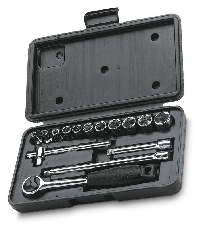STANLEY 0-86-775 1/4'' 15 Parça 6 Köşeli Lokma Takımı